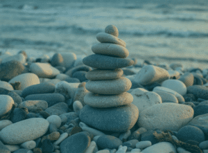 stones on the beach