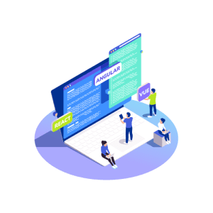Front-End Development with React, Vue, Angular